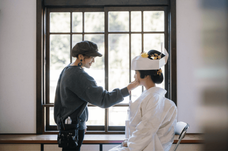 スタジオ 和装撮影＆ロケーション 和装撮影（色打掛＆白無垢）